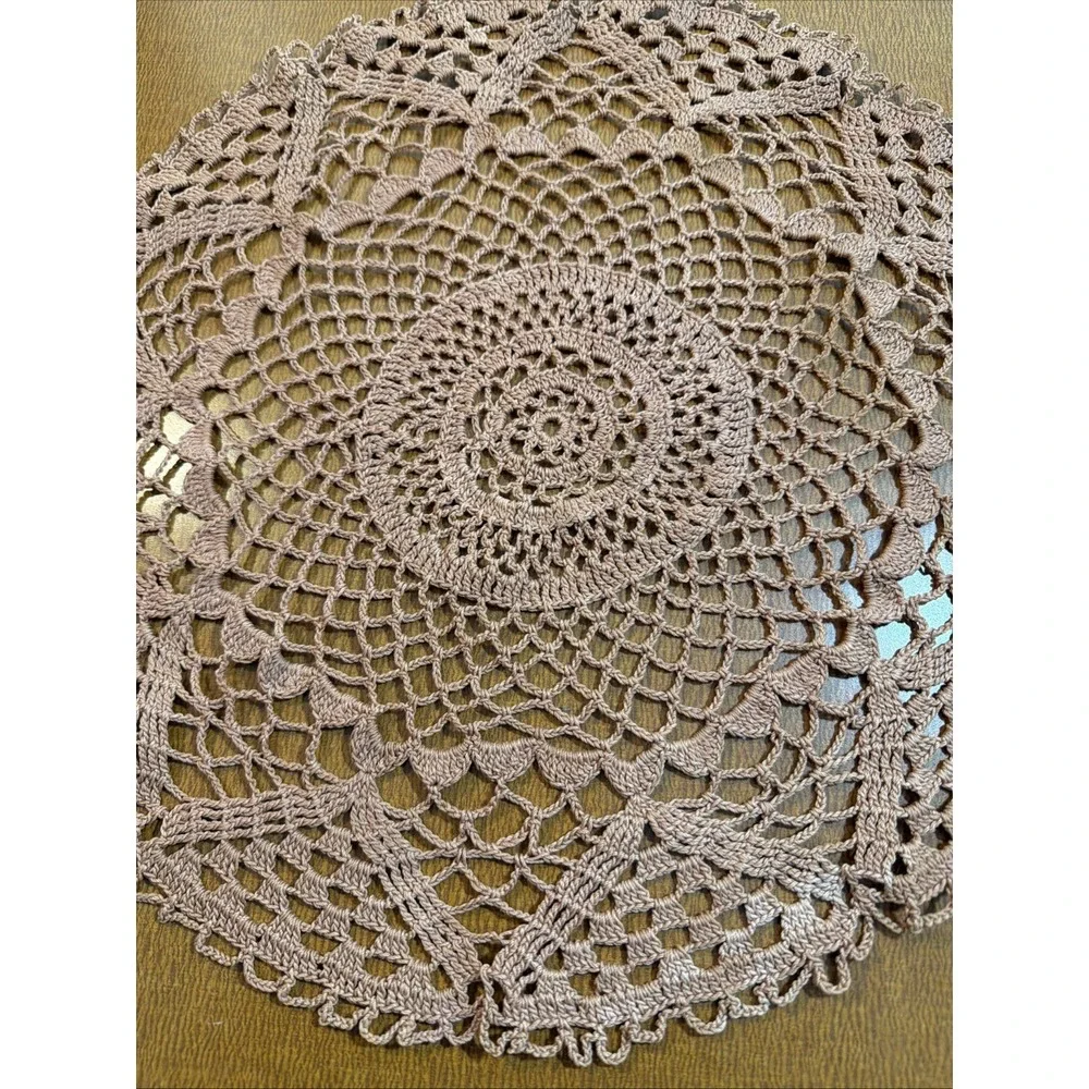 Vtg Hand Crocheted Large 16